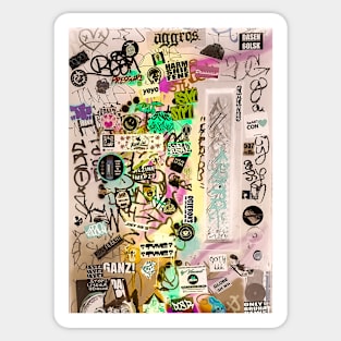 Graffiti Design Street Style Sticker NYC Sticker